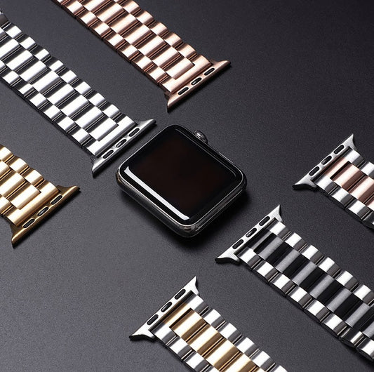 Stainless Steel Case & Strap For Apple Watch Series